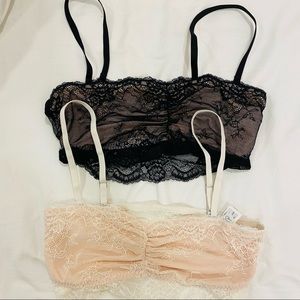 Abercrombie Lace Bandeau Bralettes 🌸